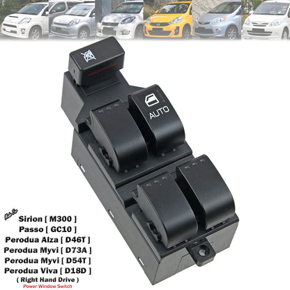 Power Window Switch for Daihatsu Boon Sirion M300S (2004-2010)