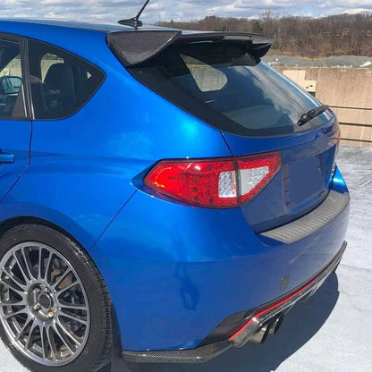 Real Carbon Fiber Rear Roof Spoiler Wing for 4D Subaru Impreza WRX STI 08-14