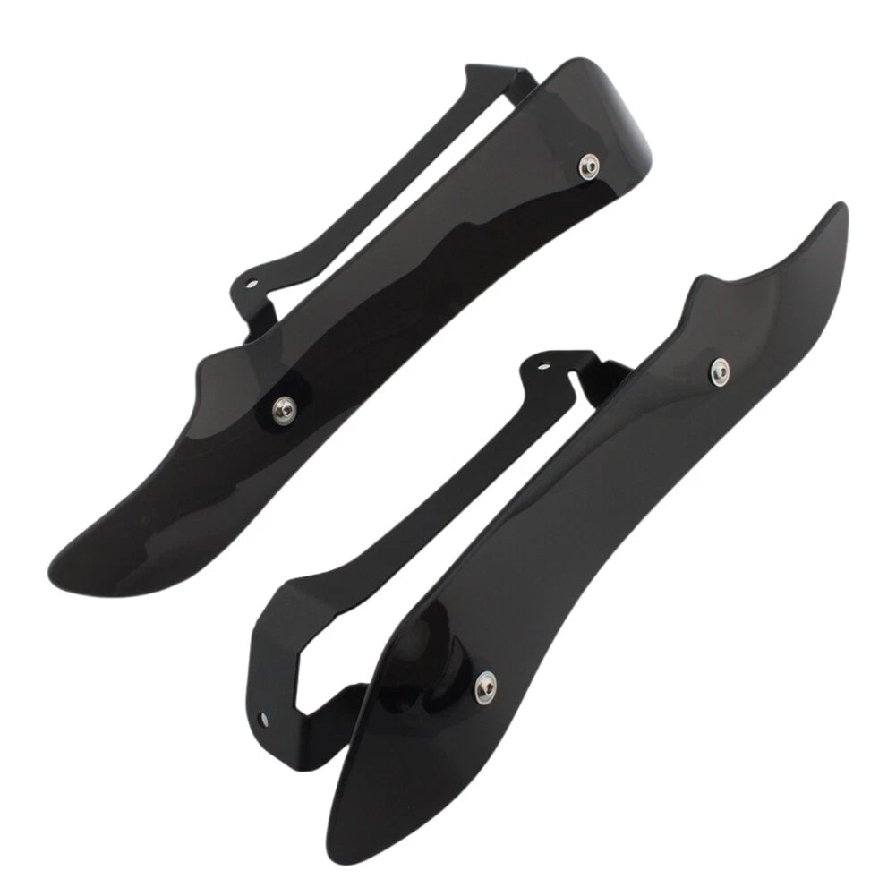 Motorcycle Side Spoilers Wind Deflectors for BMW K1600GT (2017-2023) Black