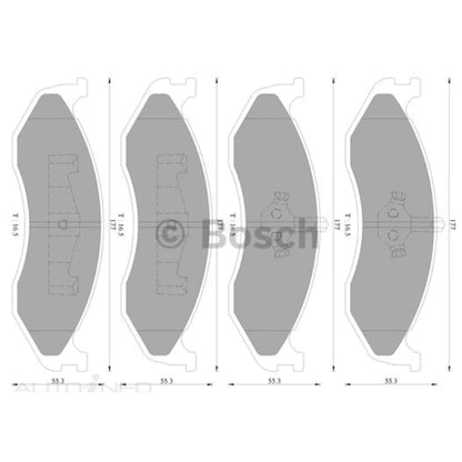 Front Disc Brake Pad Set for Jeep Grand Cherokee ZG 4.0L (1996 - 1999)