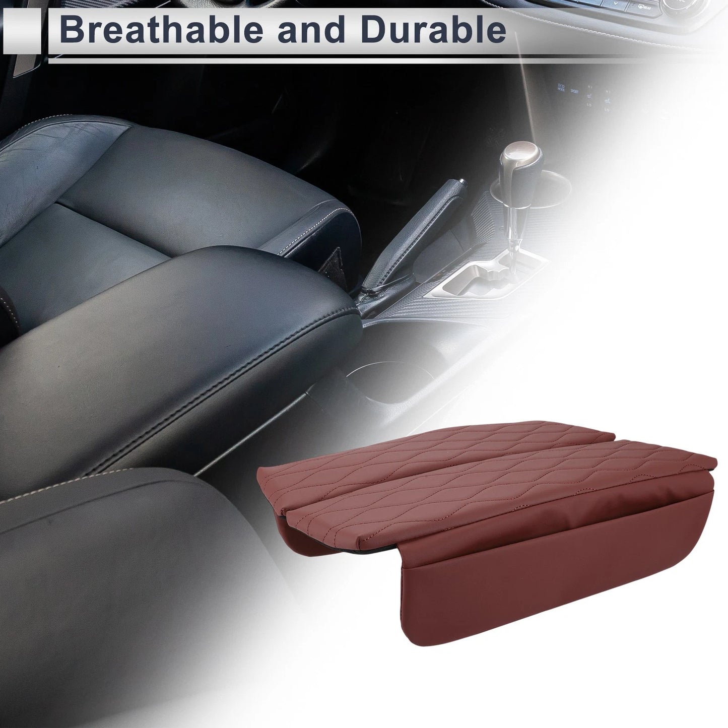 Car Center Console Cover for BMW 5 Series G30 (2019-2023) - Deep Red