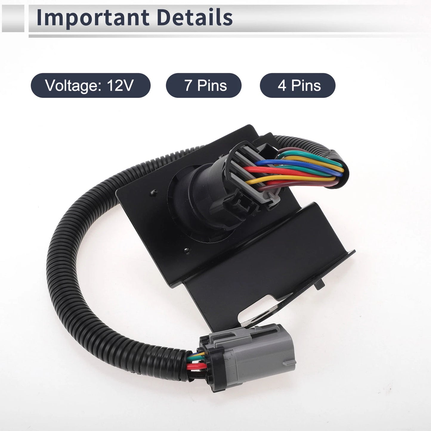 Trailer Wiring Connector Cord for Ford F-250 Super Duty (1999-2001)