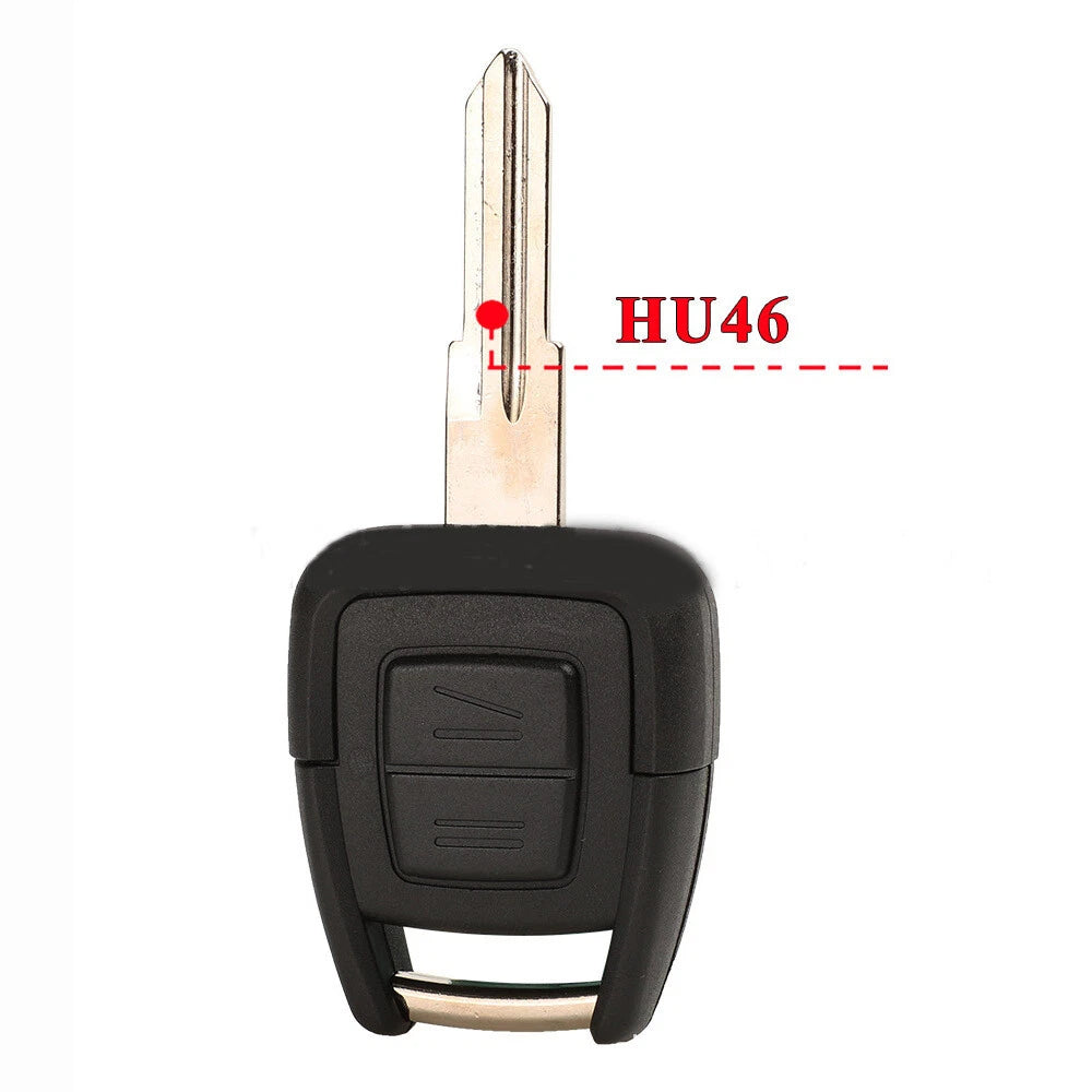 Remote Key Shell Case Fob HU46 for Opel Vectra Astra (1996-2005)