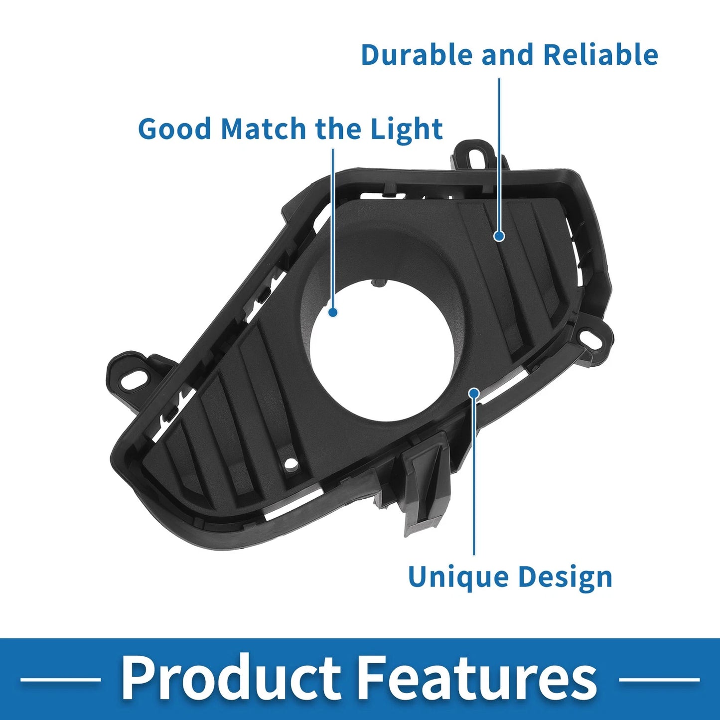 Front Left Fog Light Grill for Toyota RAV4 (2019-2023)