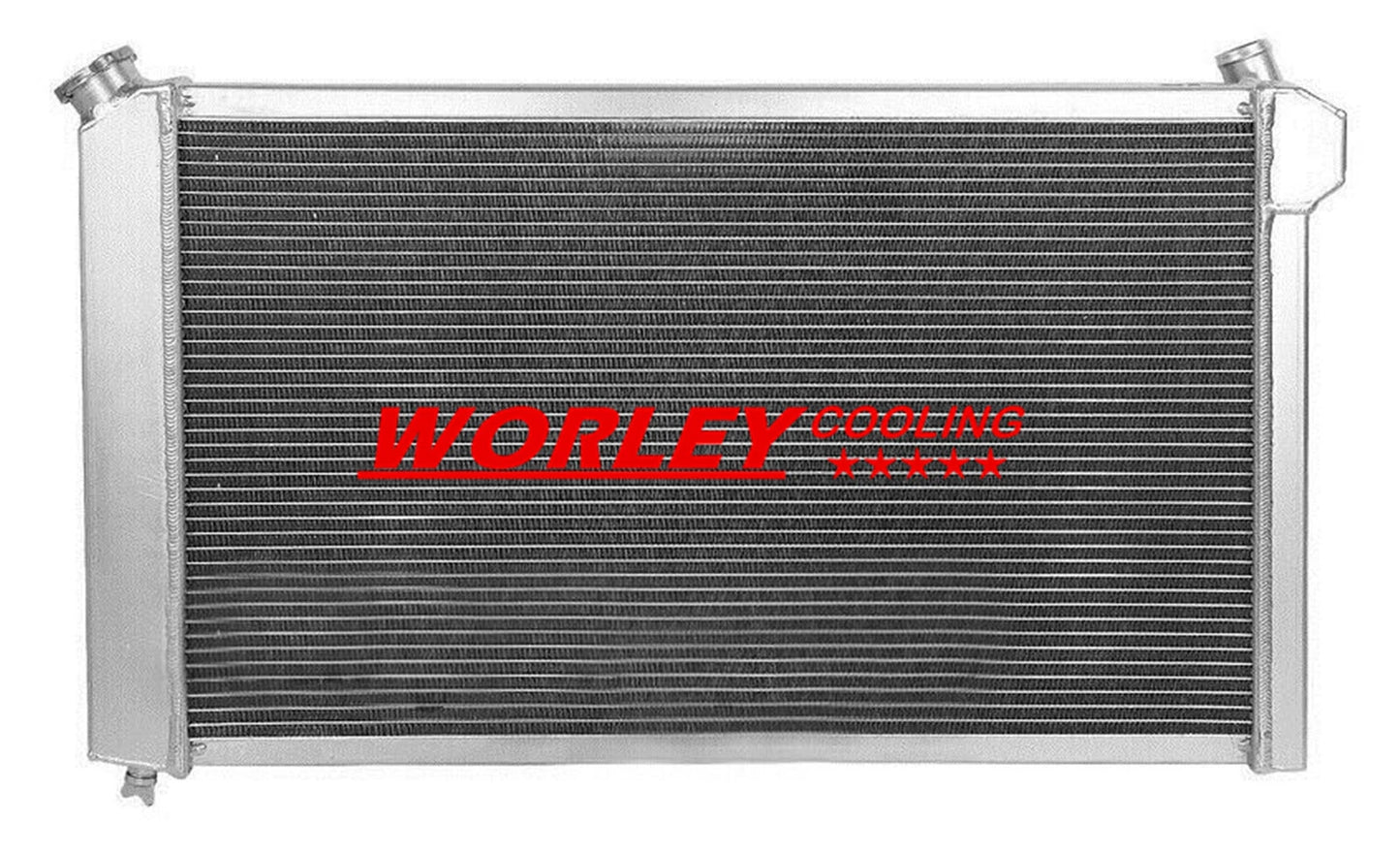 NSW-33.5" Aluminum Radiator for Chevy Corvette C3 V8 5.7L 7.4L (1973-1976)