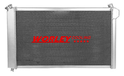 NSW-33.5" Aluminum Radiator for Chevy Corvette C3 V8 5.7L 7.4L (1973-1976)