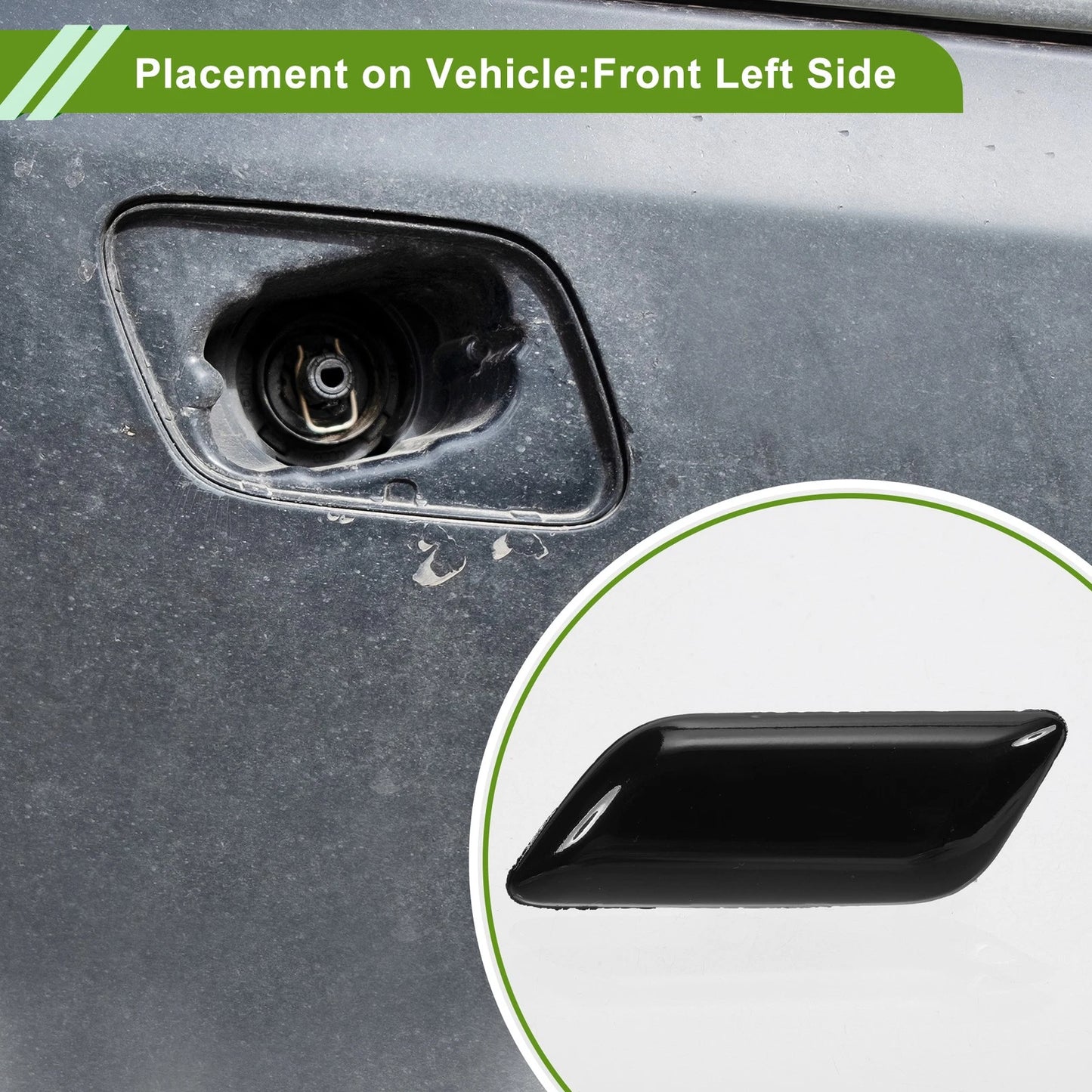 Front Left Washer Nozzle Cover for Toyota Camry (2011-2015)