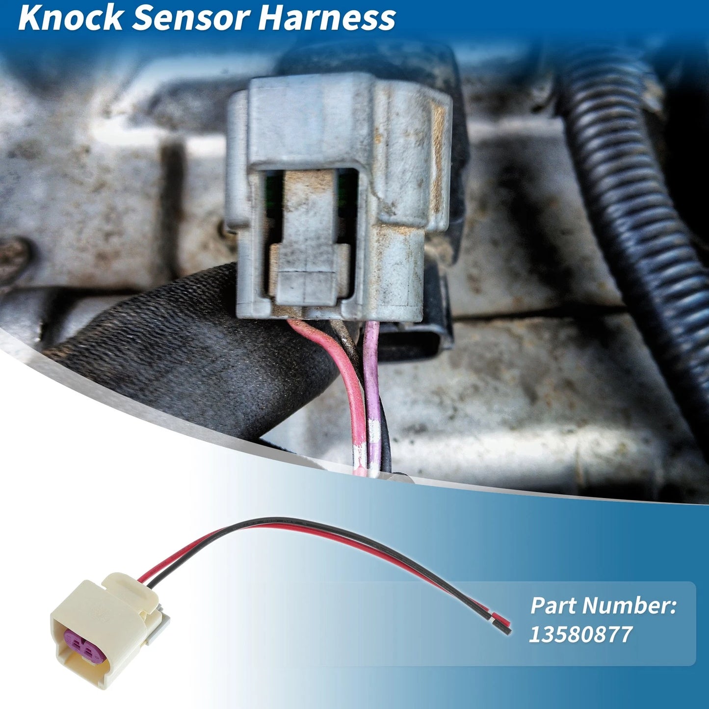 Knock/Detonation Sensor Wiring Harnesses for Buick/Chevy
