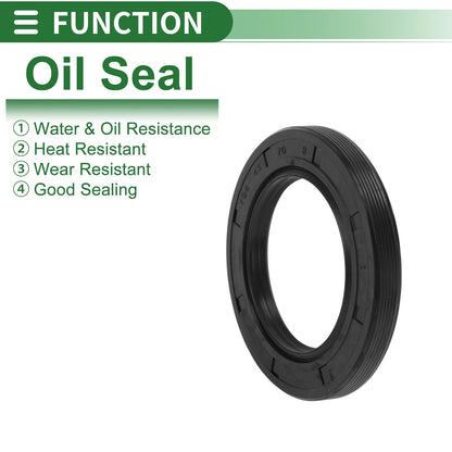Oil Seal 45x70x8mm NBR Rotary Shaft Seal Black High Pressure for Make Model