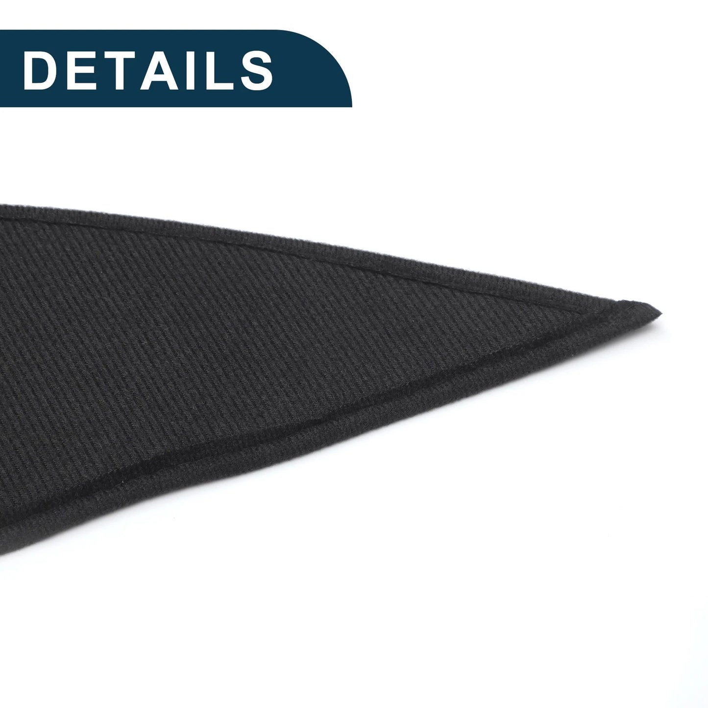 Black Anti Kick Pad Sticker Protector for Subaru Outback (2015-2016)