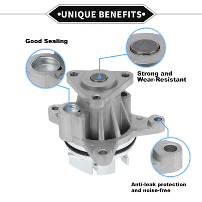 Water Pump for Ford Ecosport, Edge (2005-2022, 2012-2014)