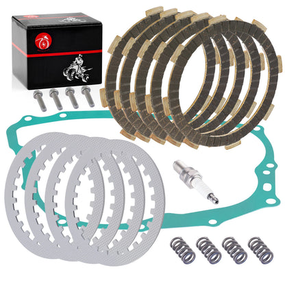 Clutch Friction Steel Plates Spring & Gasket Kit for Honda XR200/XR200R/ATC200X