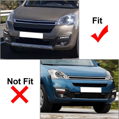 Front Right Fog Light Grills for Citroen Berlingo, Peugeot Partner (2015-2019)