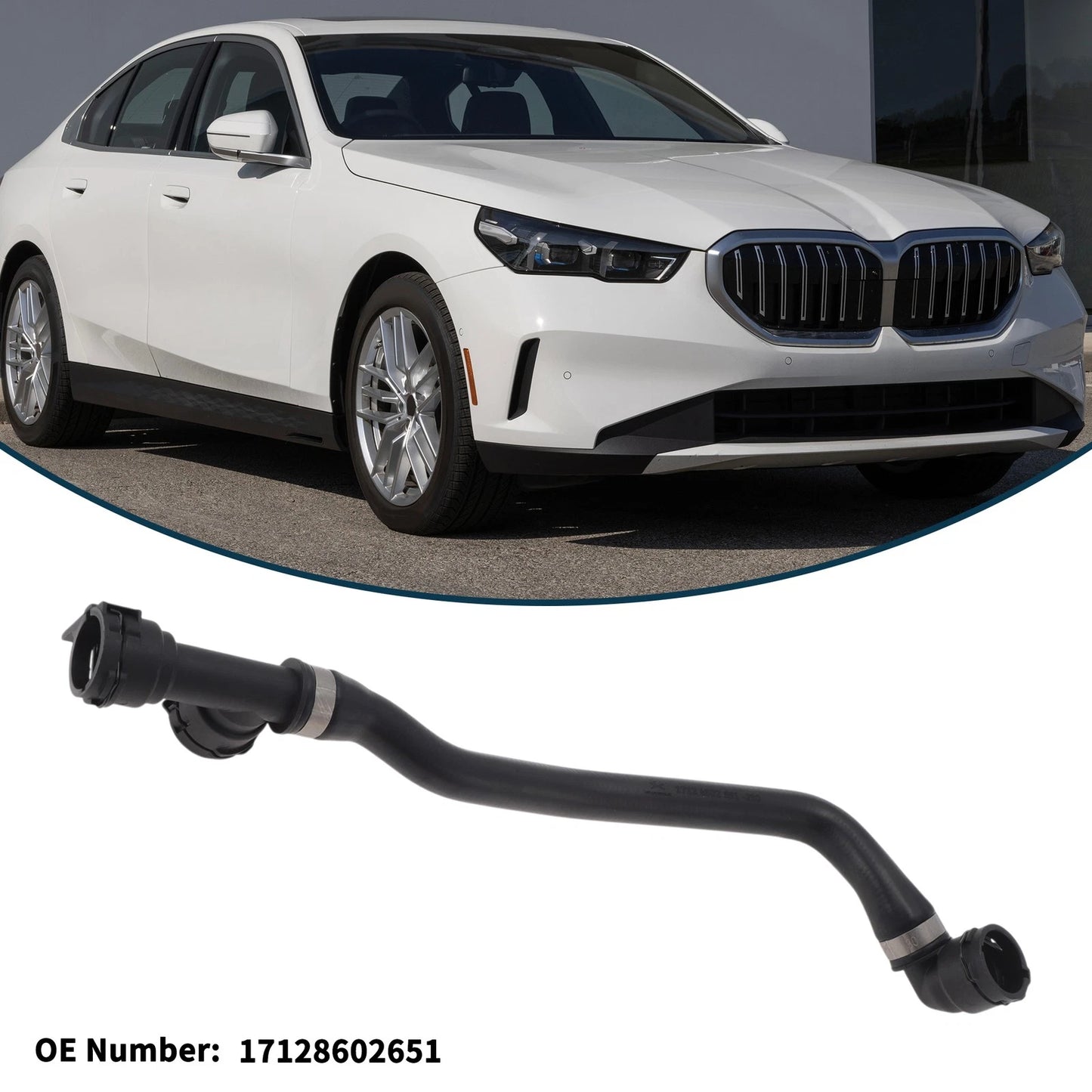 Radiator Hose for BMW 530i 2017-2020 2.0L Gas Coolant Pipe