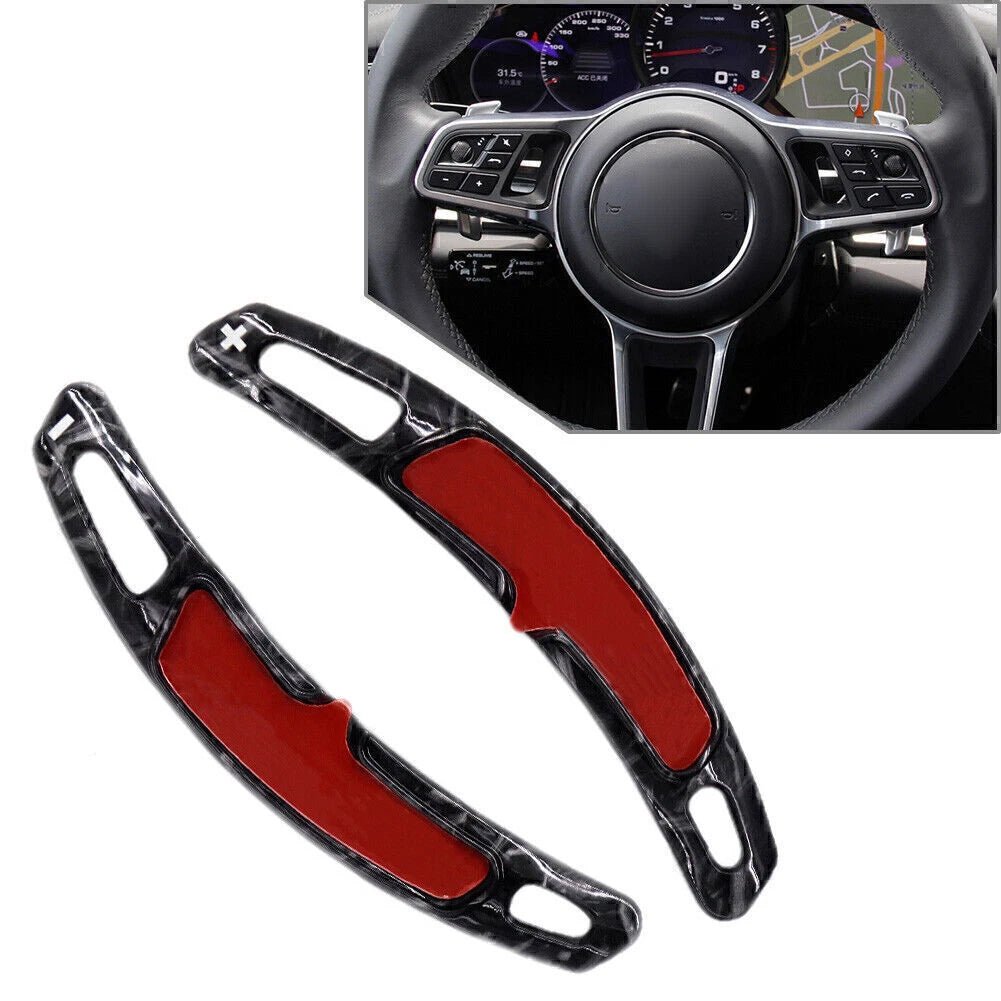 Steering Wheel Shift Paddle Extensions for Porsche Panamera, Macan (2010-2023)