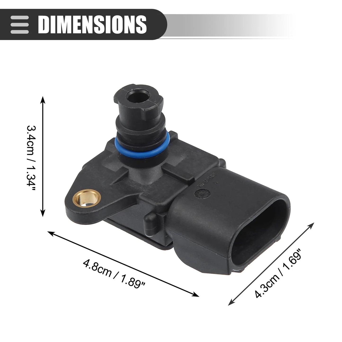 MAP Manifold Absolute Pressure Sensor for Chrysler 200 (2011-2014)