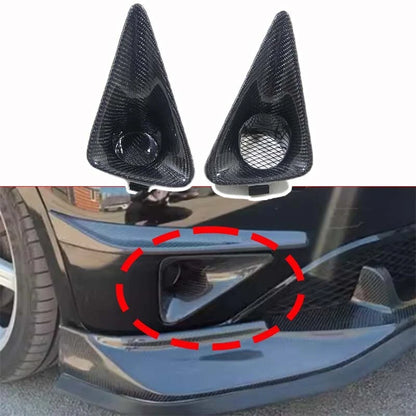 REAL Carbon Fiber Front Fog Light Cover for Honda Civic Type R FN2 2007-2011