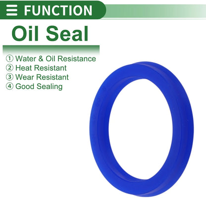 Oil Seal/40x50x6mm/Seal Ring Rotary Shaft TPU Blue 5 Pcs