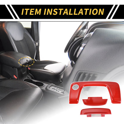 Center Console Armrest Switch Button Cover for Jeep Wrangler JL (2018-2023)