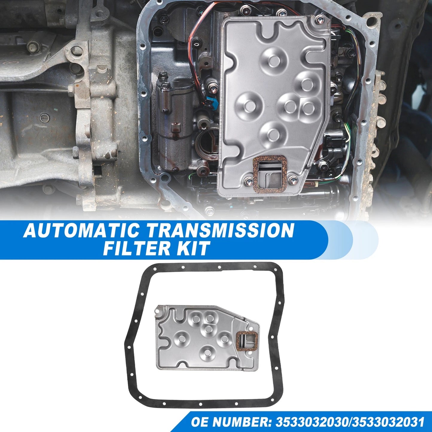 Transmission Fluid Filter Oil Pan for Toyota A140E/A140L