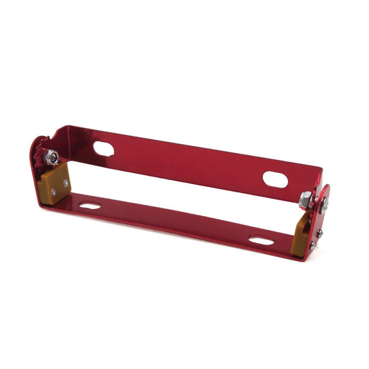 License Plate Mount Bracket / Red Aluminum Alloy / Motorcycle