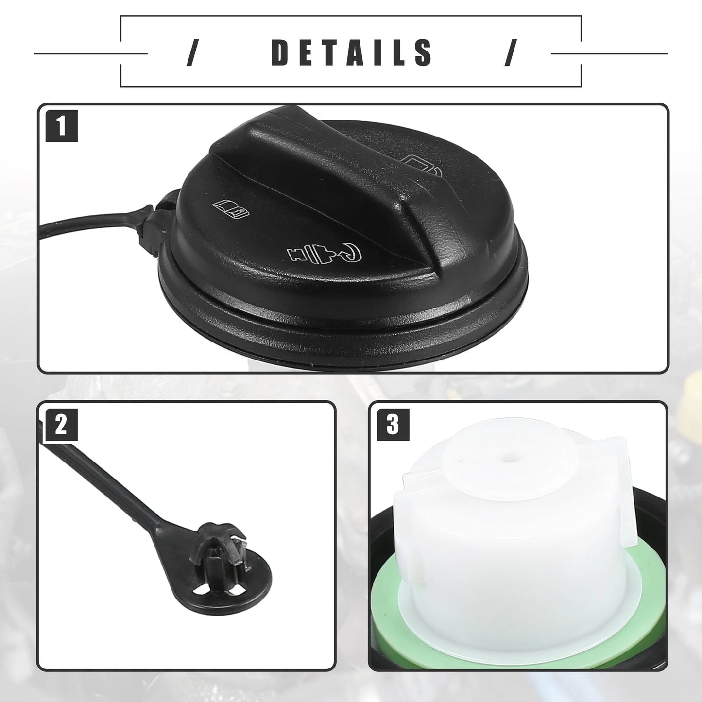 Fuel Tank Filler Cover Gas Tank Cap for Cadillac XLR (2006-2009)