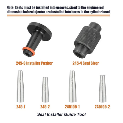 6pcs Fuel Injector Seal Installer Tool for GM Subaru