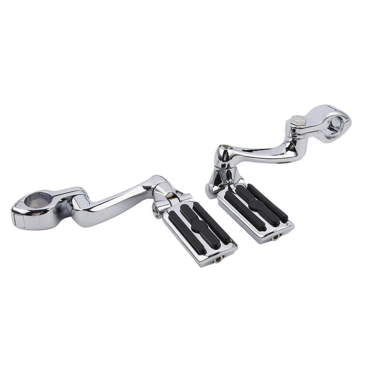 32mm Footpegs 360° Adjustable Long Mount Clamp 1-1/4in for Highway Bars
