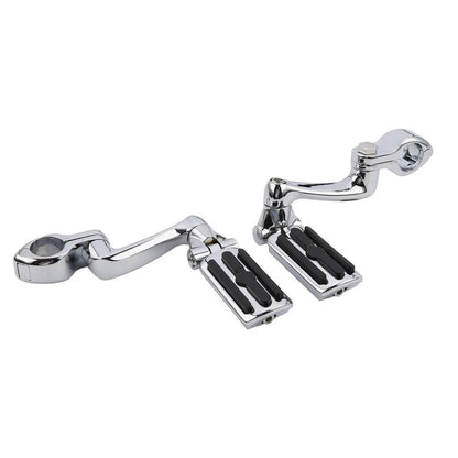 32mm Footpegs 360° Adjustable Long Mount Clamp 1-1/4in for Highway Bars