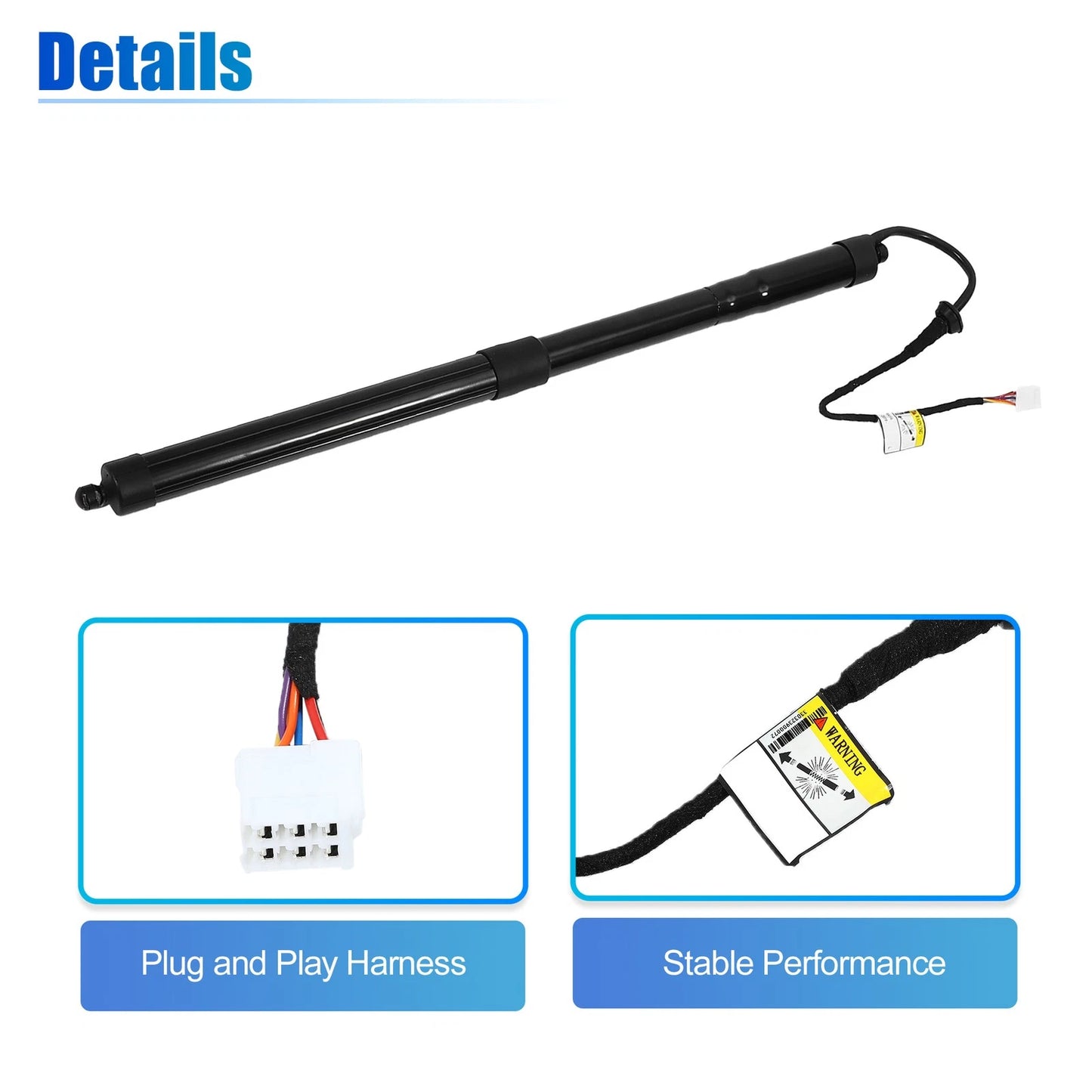 Pair Power Rear Tailgate Lift Supports for Toyota RAV4 (2013-2018)