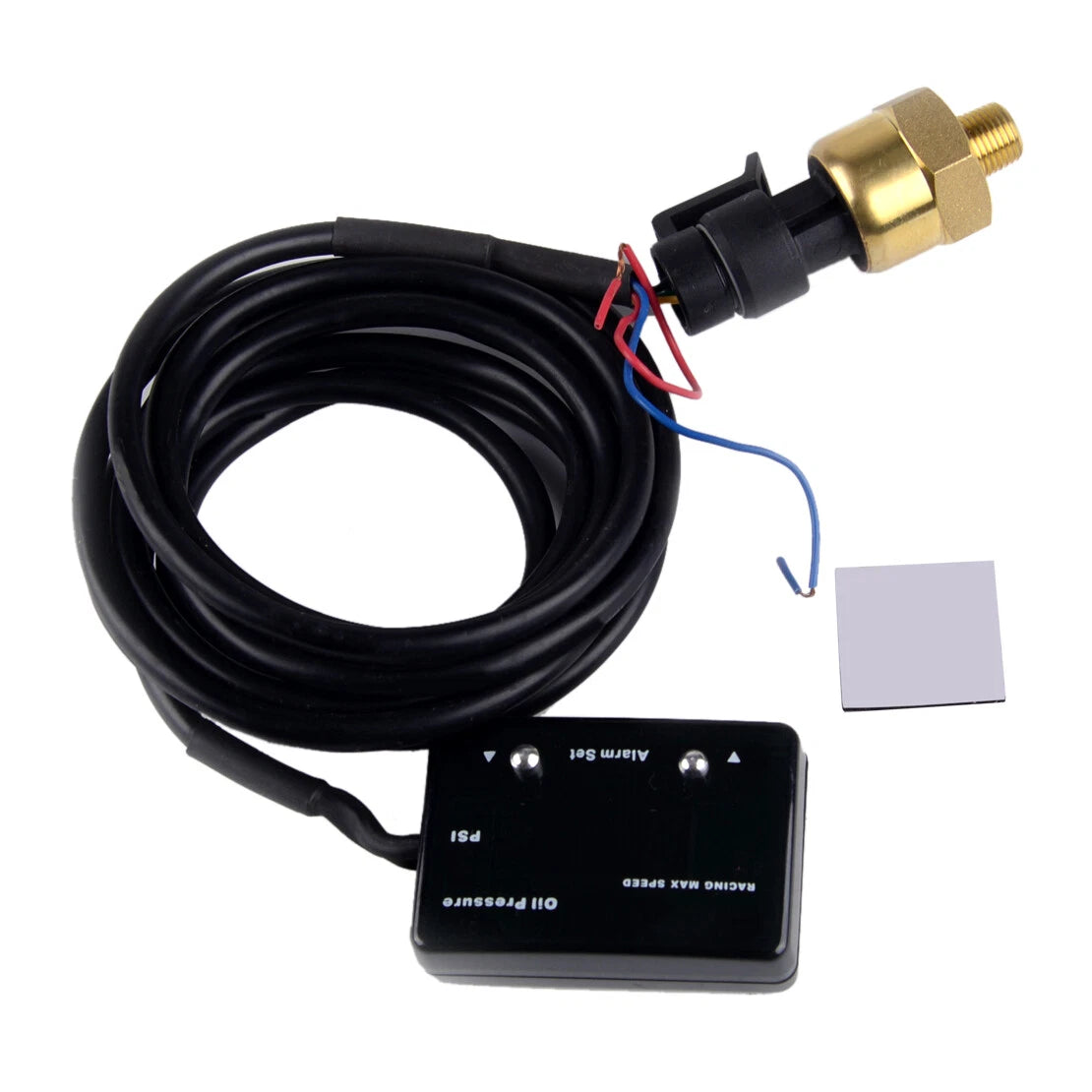 12V LED Oil Pressure Gauge Meter with 1/8NPT Sensor for Car