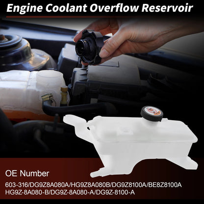 Coolant Expansion Reservoir Tank w/Cap for Toyota RAV4 (2006-2018)