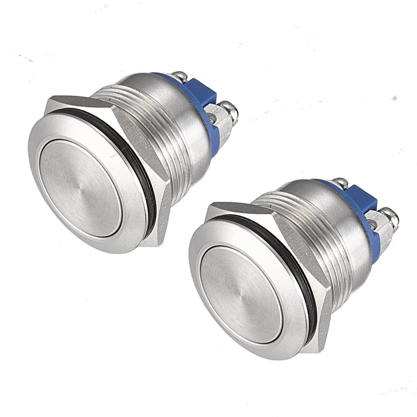 19mm IP67 Boat Horn/Starter Switch Circular Momentary Push Button Waterproof
