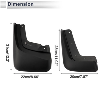 Mud Flaps Splash Guards 1 x Set for Volvo XC90 (2005-2014)