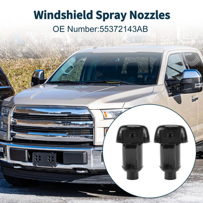 Windshield Washer Nozzle & Gasket for Jeep (2011-2018) - 1 Set