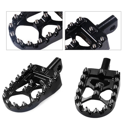 2 x CNC Wide Foot Pegs for Harley Sportster & Softail (2004-2023)