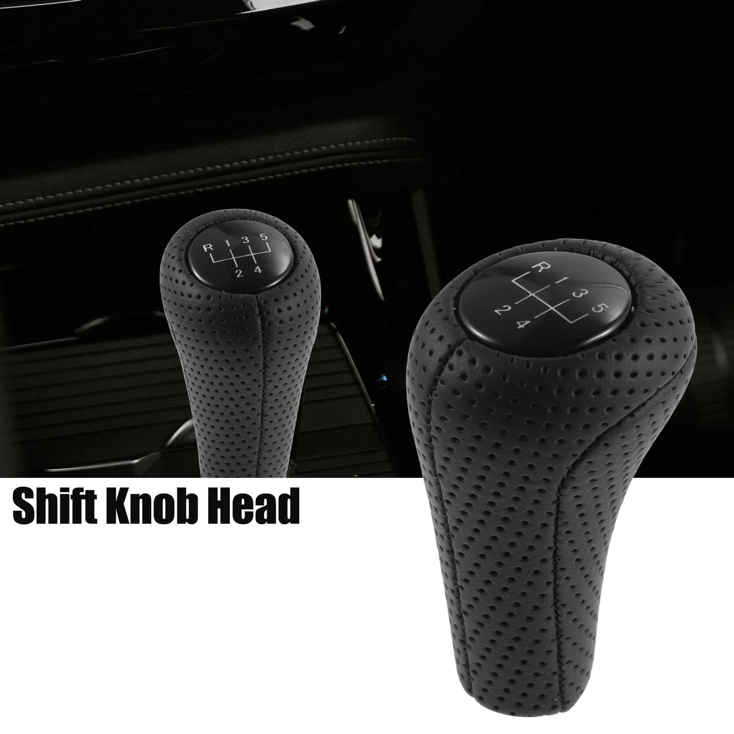 Faux Leather 5 Speed Manual Gear Shift Knob for BMW