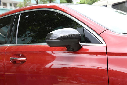 Real Carbon Fiber Side Mirror Cover Replace For Benz A CLA Class W177 W118