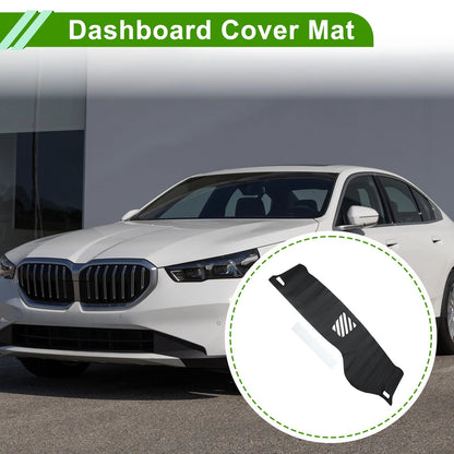 Dashboard Cover for BMW 5 (2010-2016) Black Mat Carpet
