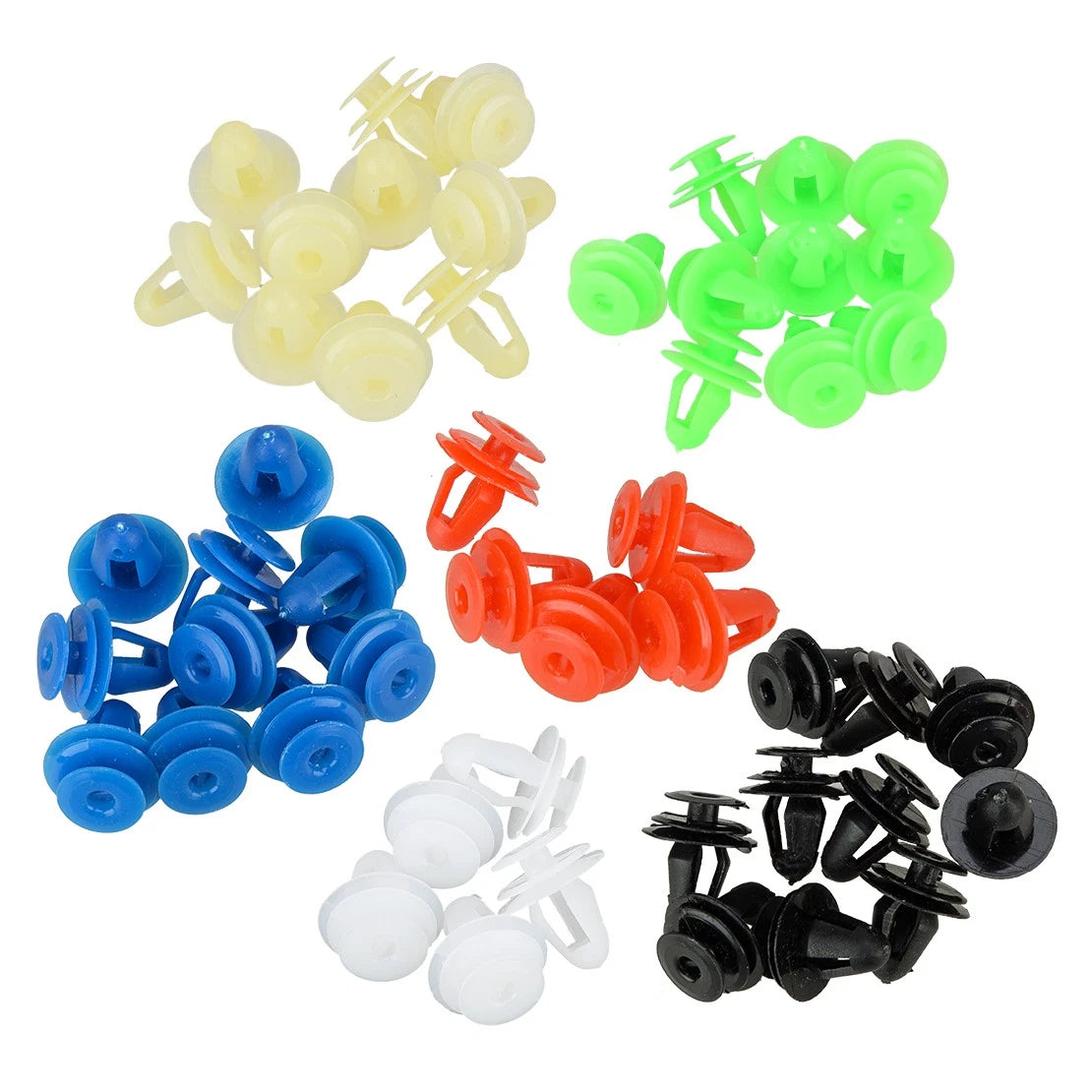 50 x Door Panel Fixing Clips for Various Makes & Models (9mm)