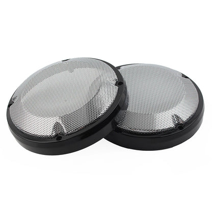 6.5" Saddlebag Lid Speaker Grill Covers for Harley Touring Electra Glide (83-20)