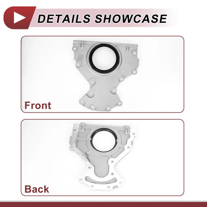 1 Set Crankshaft Oil Seal with Flange for GMC Chevy 4.8/5.3/6.0 V8