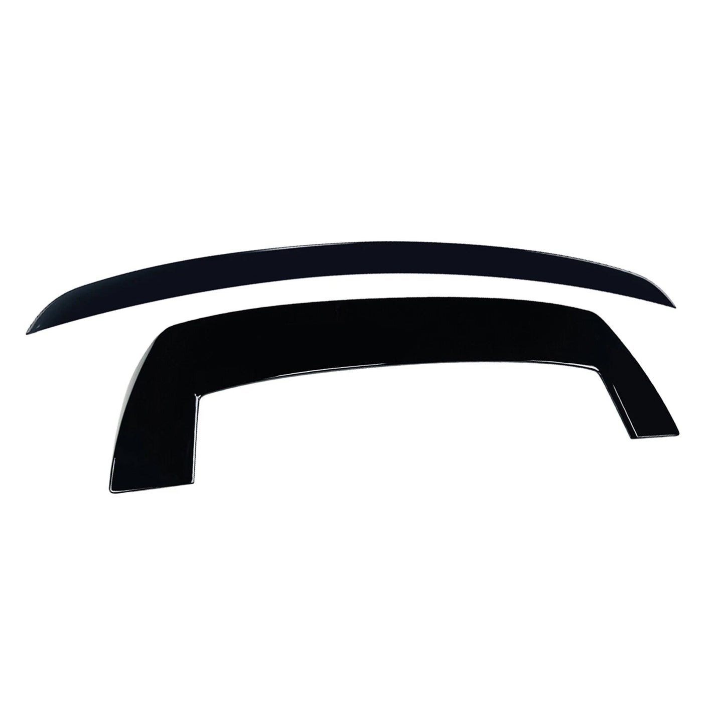 2 x Gloss Black Rear Spoiler Lip for Jeep Grand Cherokee SRT (2012-2021)