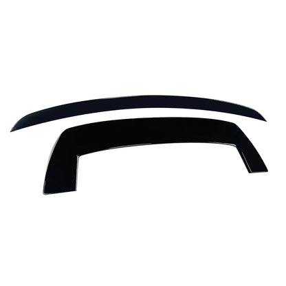 2 x Gloss Black Rear Spoiler Lip for Jeep Grand Cherokee SRT (2012-2021)