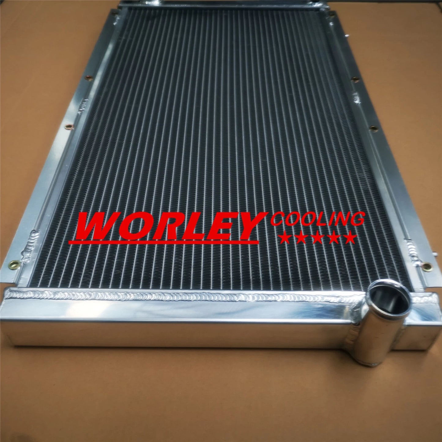 Radiator & Shroud & RED Hose for Subaru Impreza WRX GC8 STI (1992-2000)