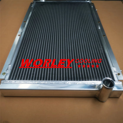 Radiator & Shroud & RED Hose for Subaru Impreza WRX GC8 STI (1992-2000)