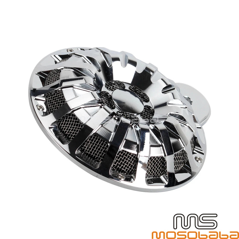 CNC Motorcycle Horn Speaker Cover for Harley Big Twin Softail Sportster (91-17)
