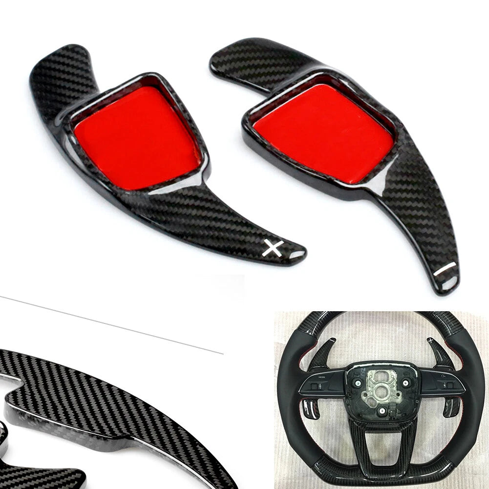 Carbon Fiber Shift Paddle Extensions for Audi A4L Q7 TTS (2016-2021)