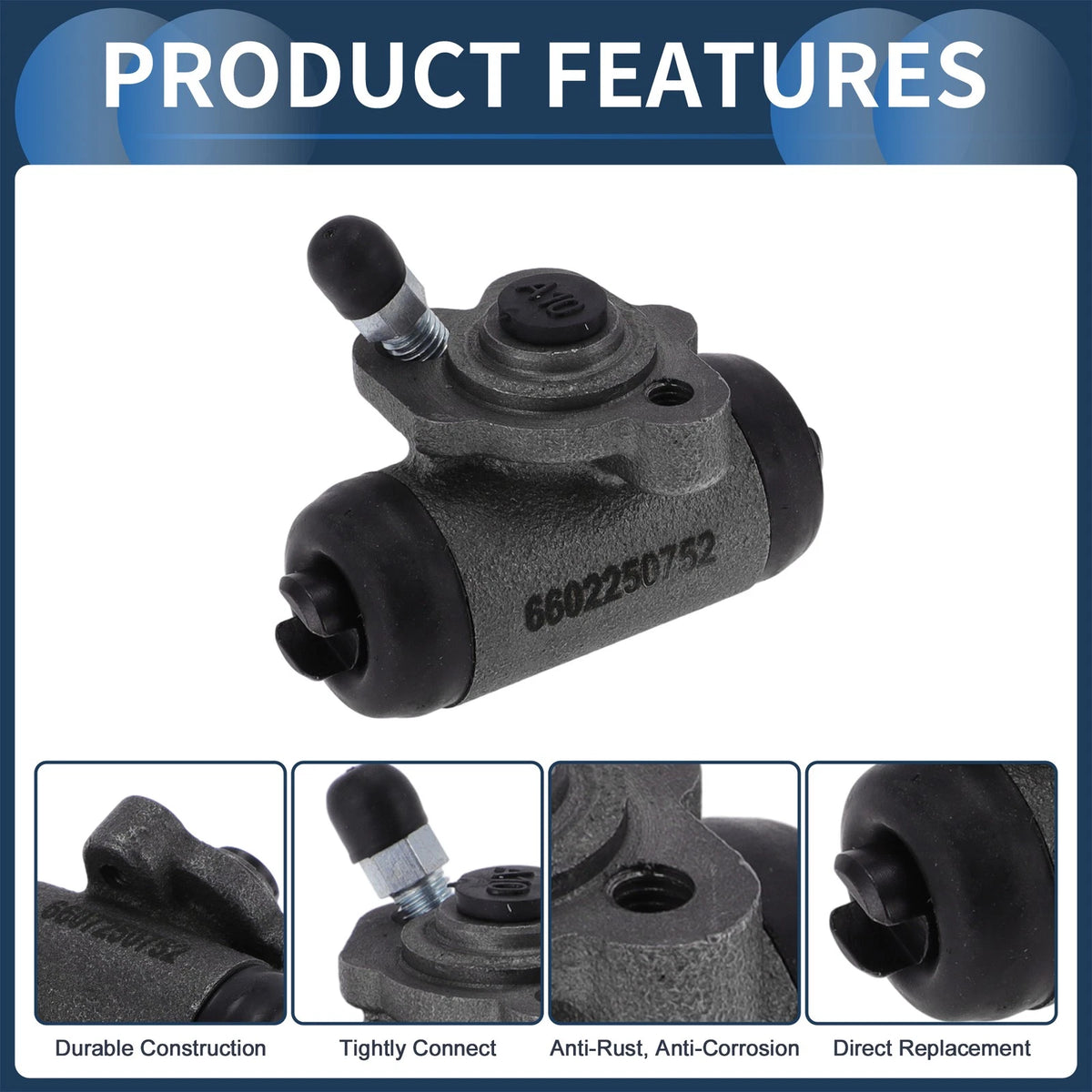 Rear Left & Right Brake Wheel Cylinder for Toyota Corolla (1986-2002)