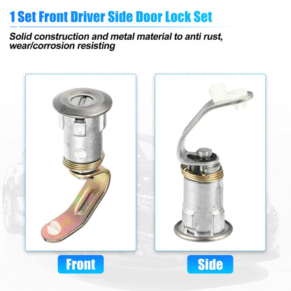 Door Lock Cylinder Set with Keys for Toyota Land Cruiser (1975-1983)